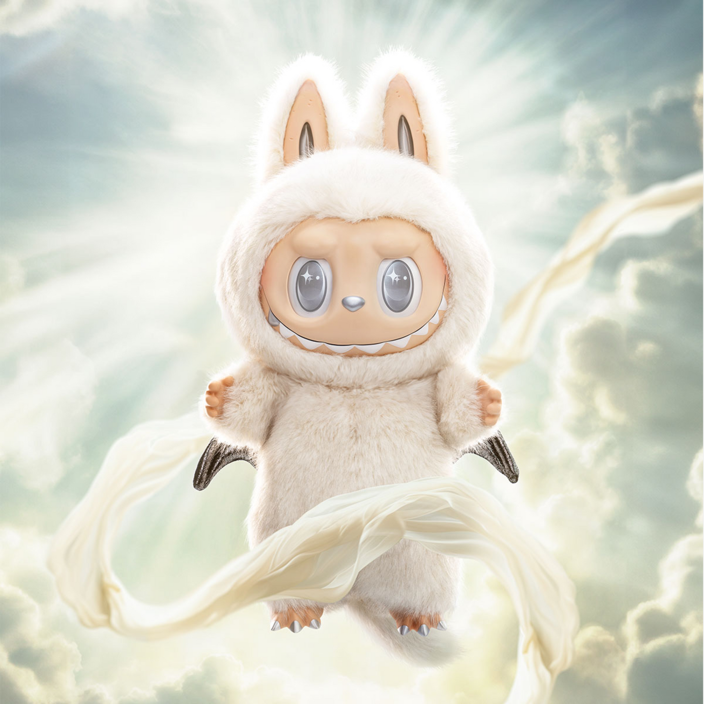 Labubu The Monsters – ZIMOMO Angel In Clouds | Pluszowa figurka 58 cm