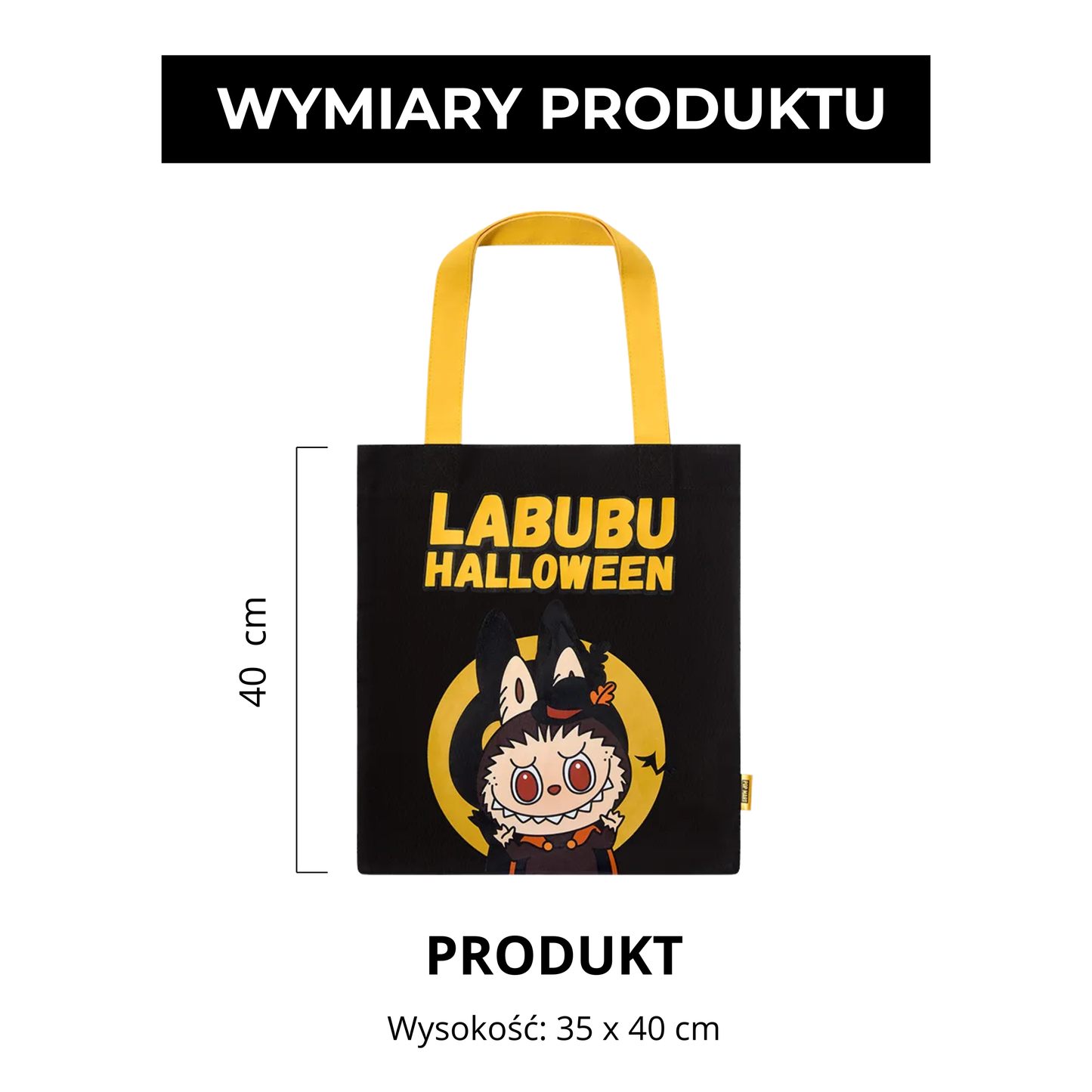 Labubu The Monsters – Halloween Party Canvas Bag | Torba na ramię