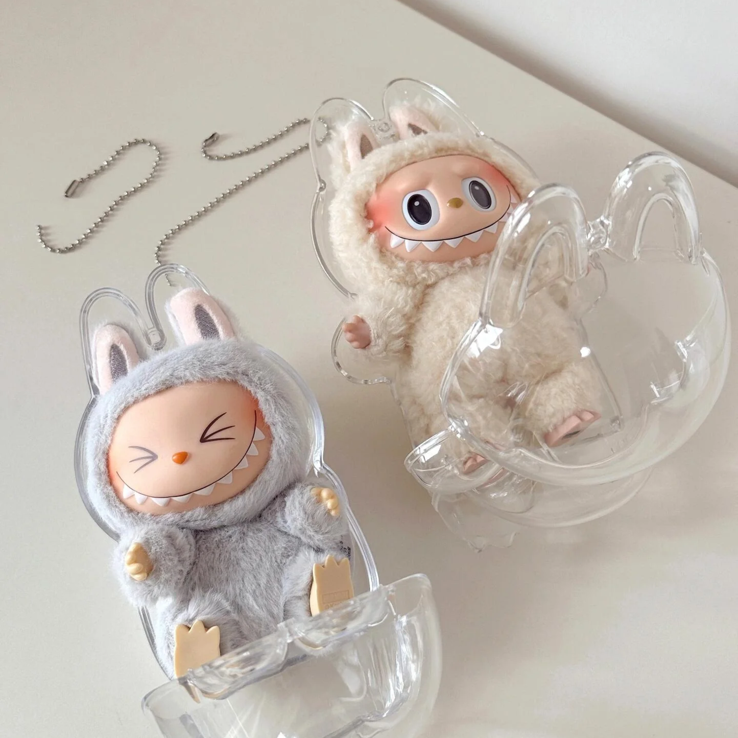 Labubu CASE ochronny | Transparentny 15 cm