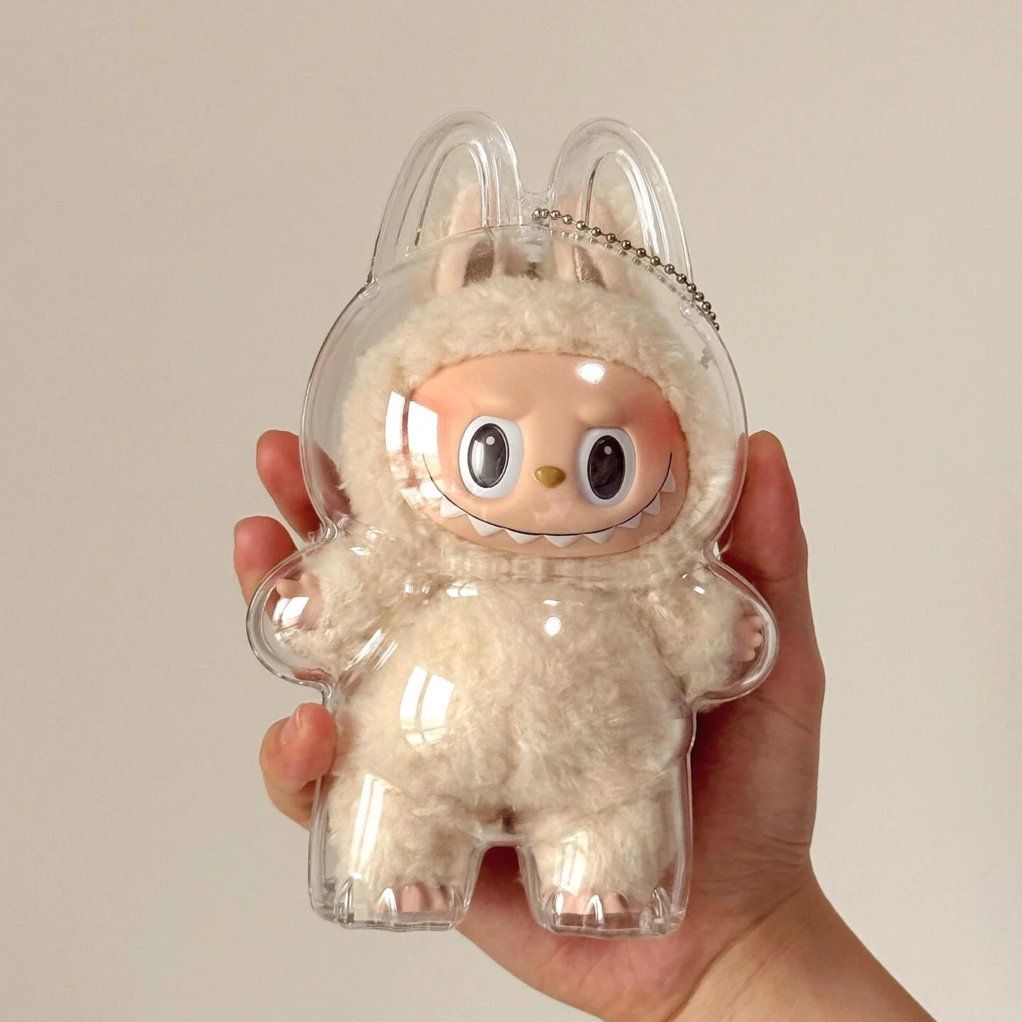Labubu CASE ochronny | Transparentny 17 cm