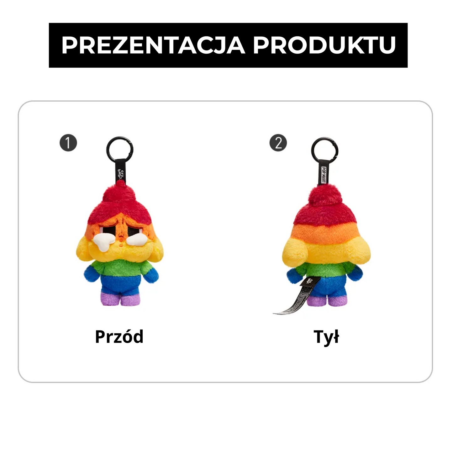 CryBaby – Cheer Up, Baby! Rainbow | Zawieszka 15 cm