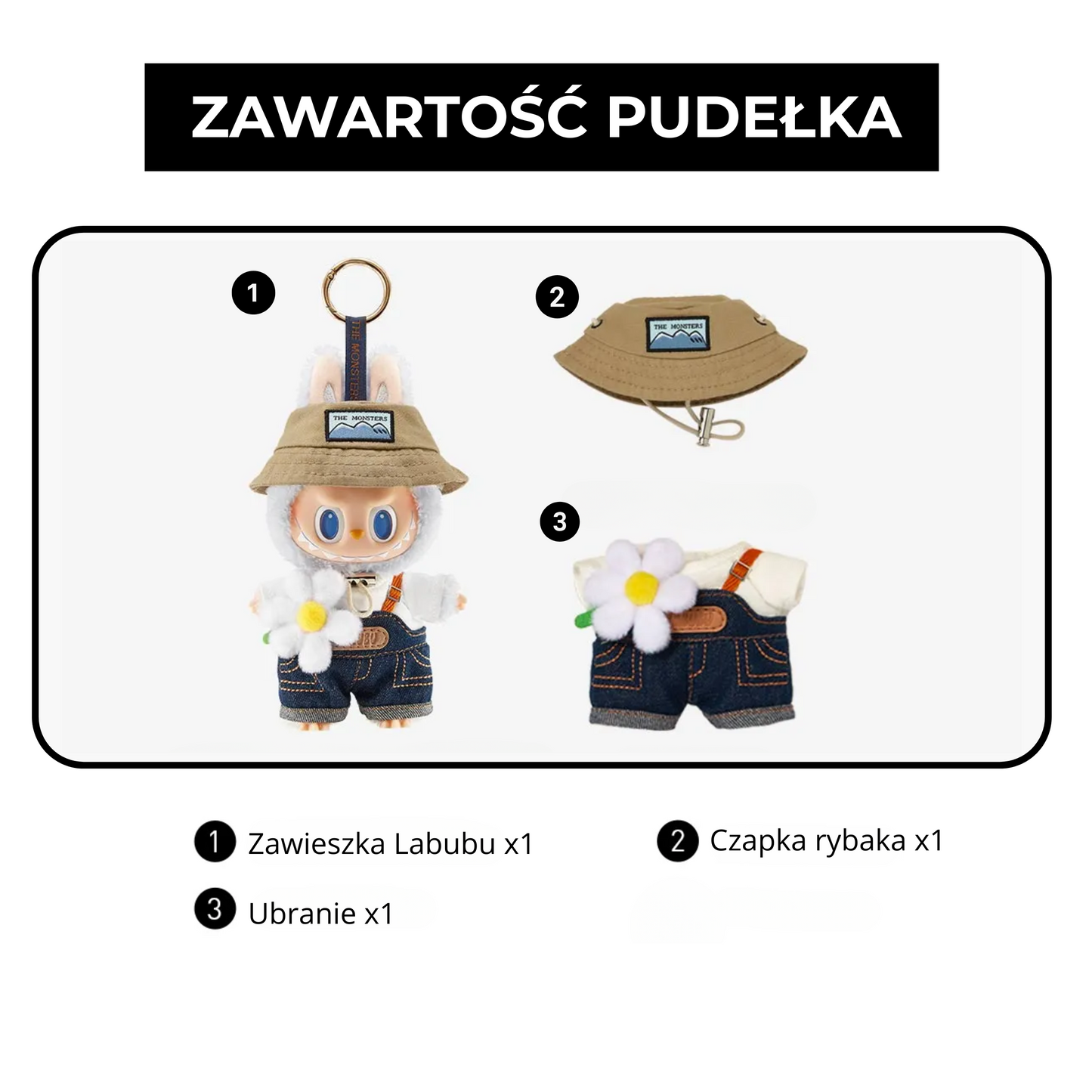 Labubu The Monsters – Fall in Wild | Zawieszka 17 cm