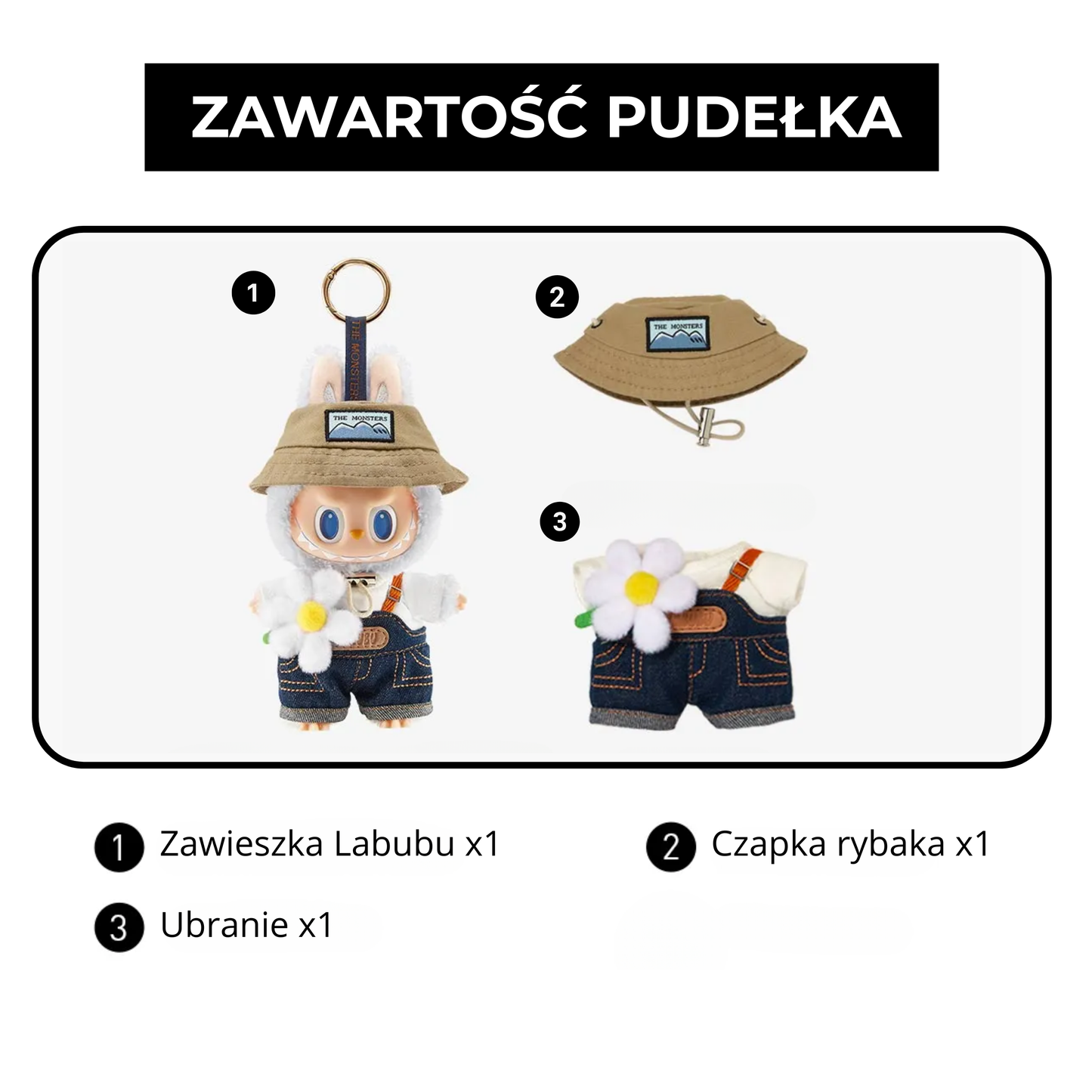 Labubu The Monsters – Fall in Wild | Zawieszka 17 cm