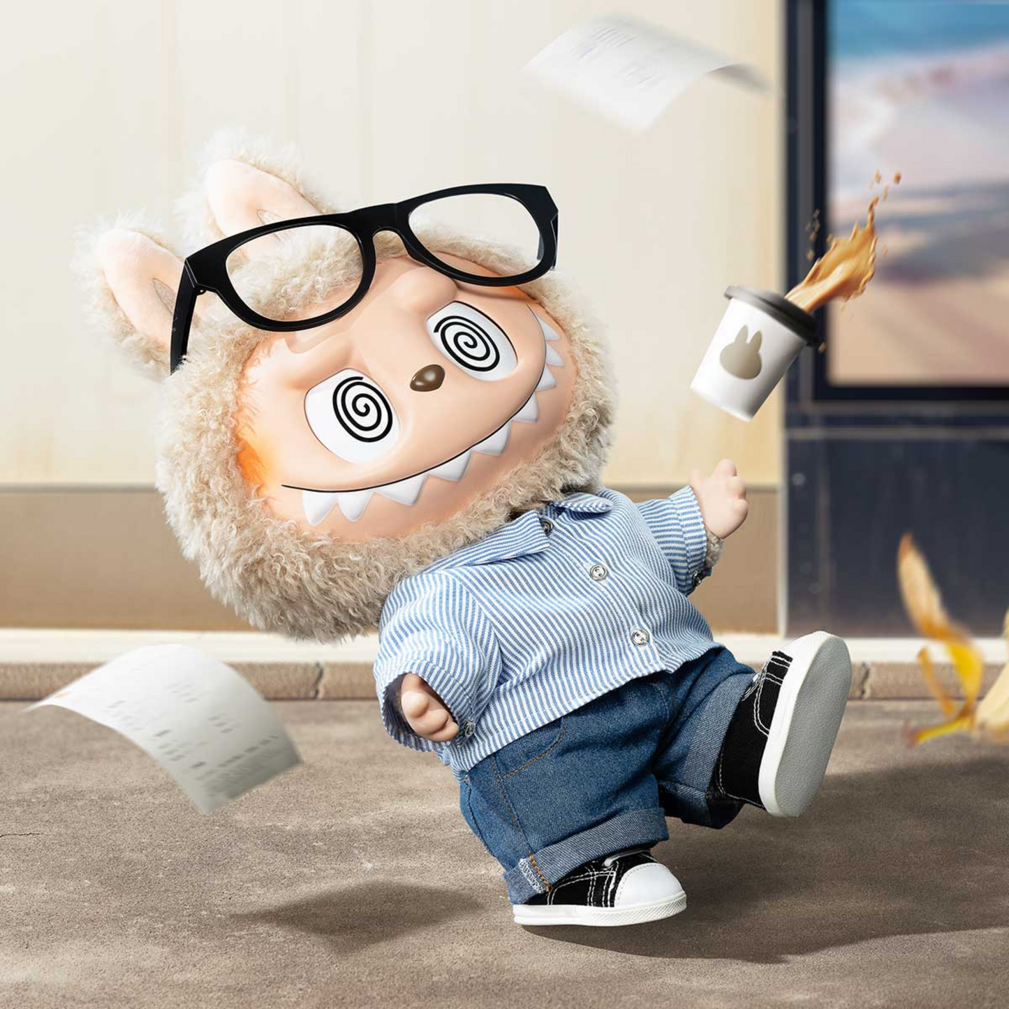 Labubu The Monsters – Flip With Me | Pluszowa figurka 40 cm