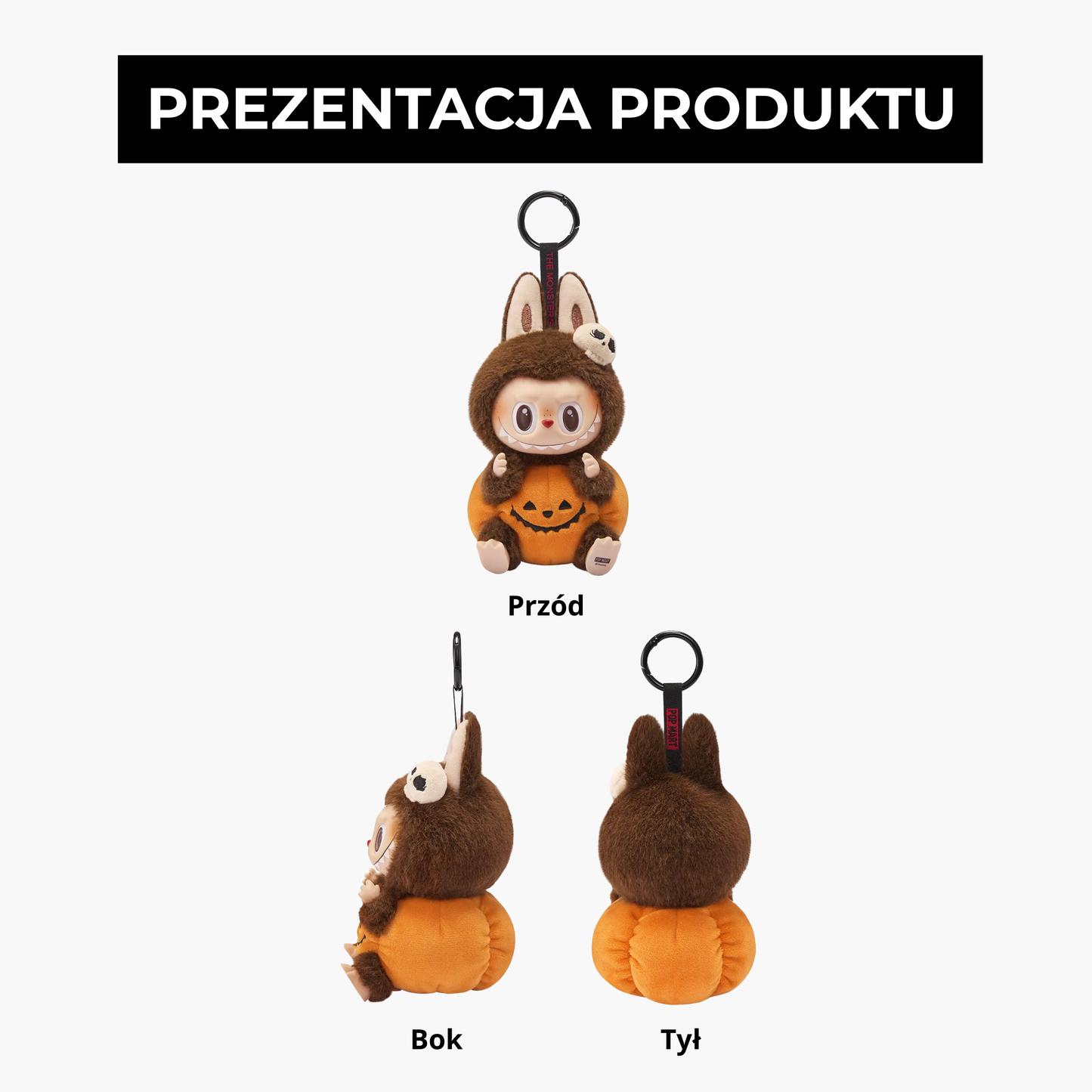 Labubu The Monsters – Halloween Pumpkin | Zawieszka 15 cm