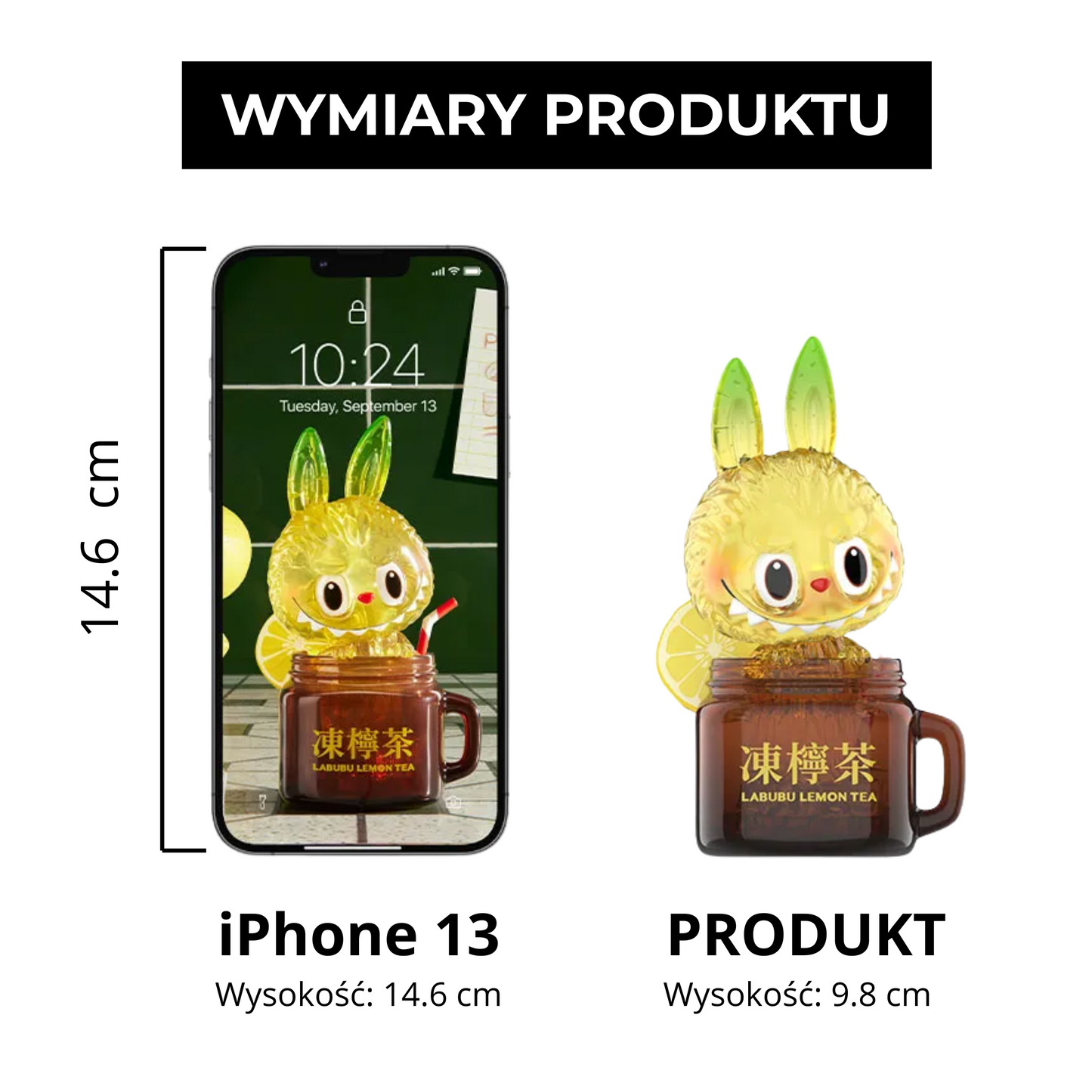 Labubu The Monsters – Lemon Tea | Figurka 10 cm