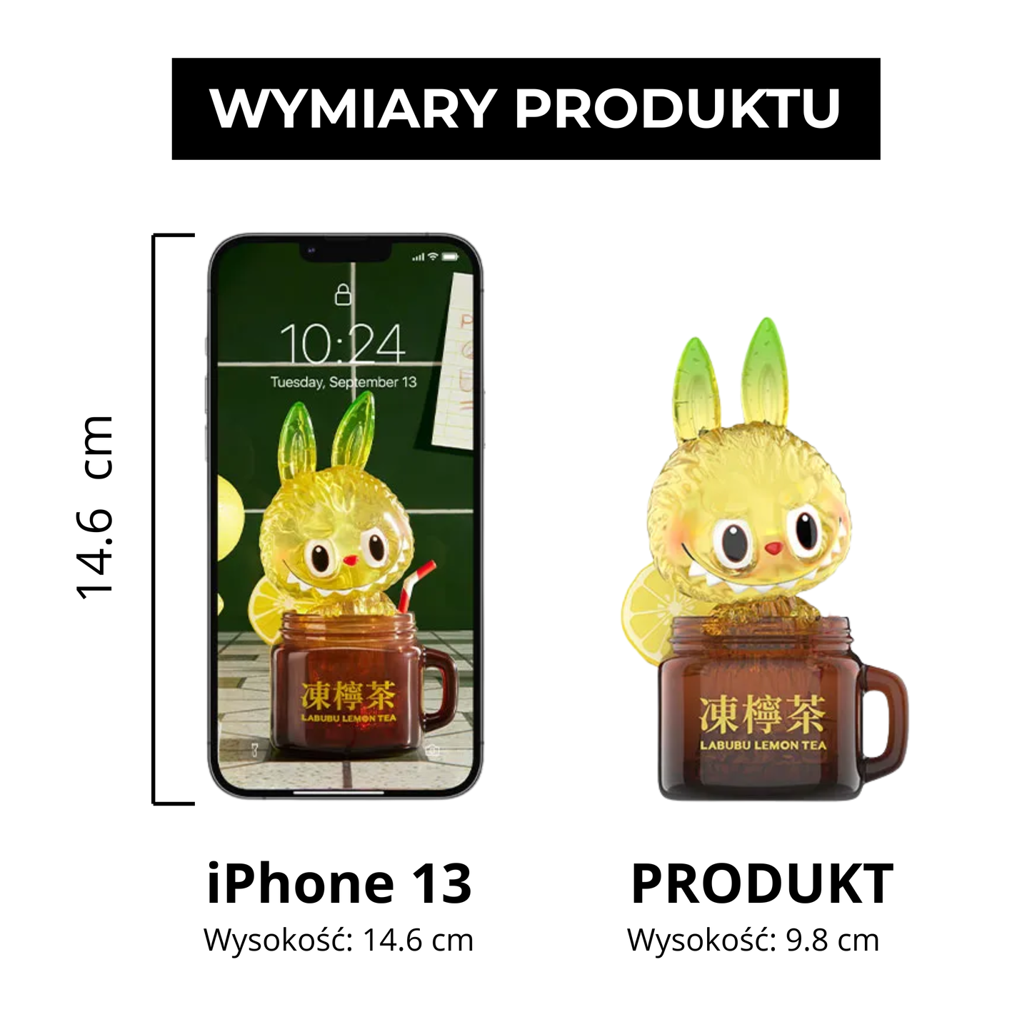 Labubu The Monsters – Lemon Tea | Figurka 10 cm