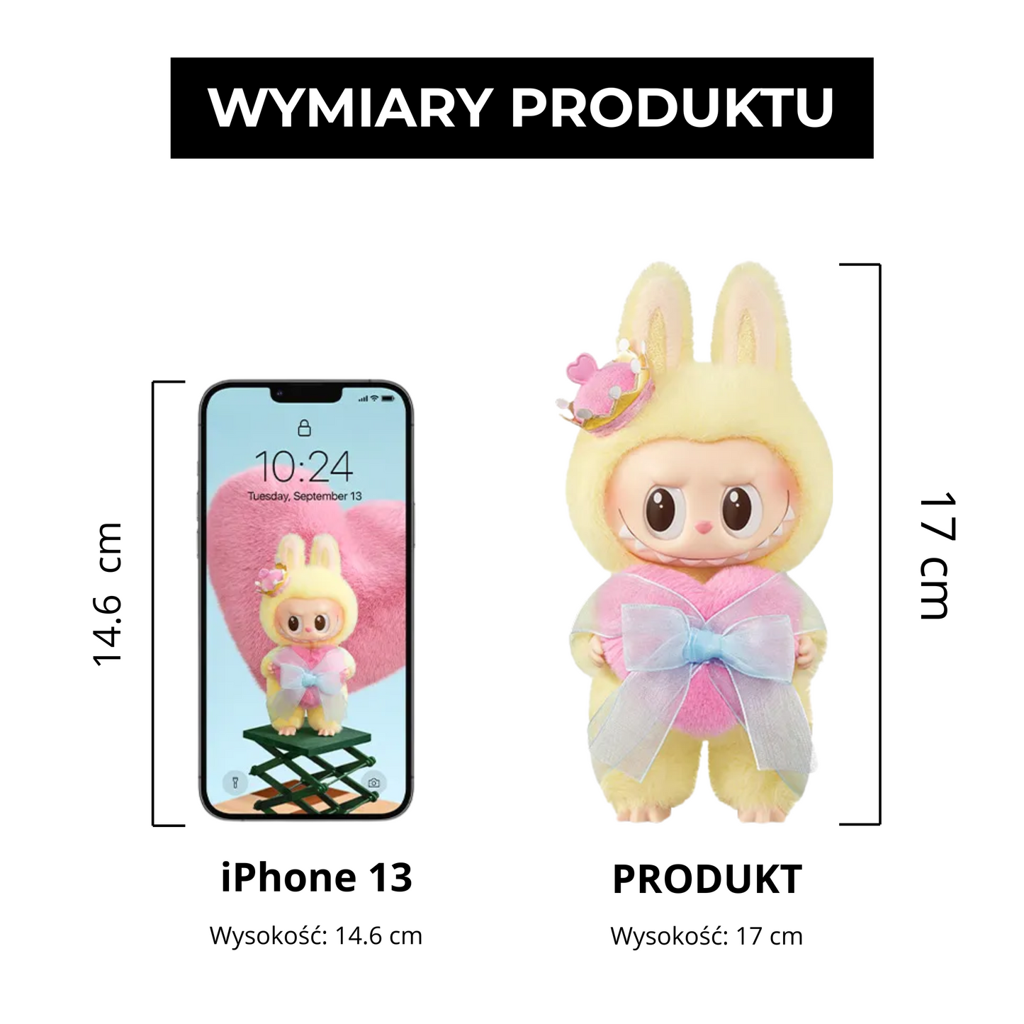 Labubu The Monsters – Let's Checkmate | Zawieszka 17 cm