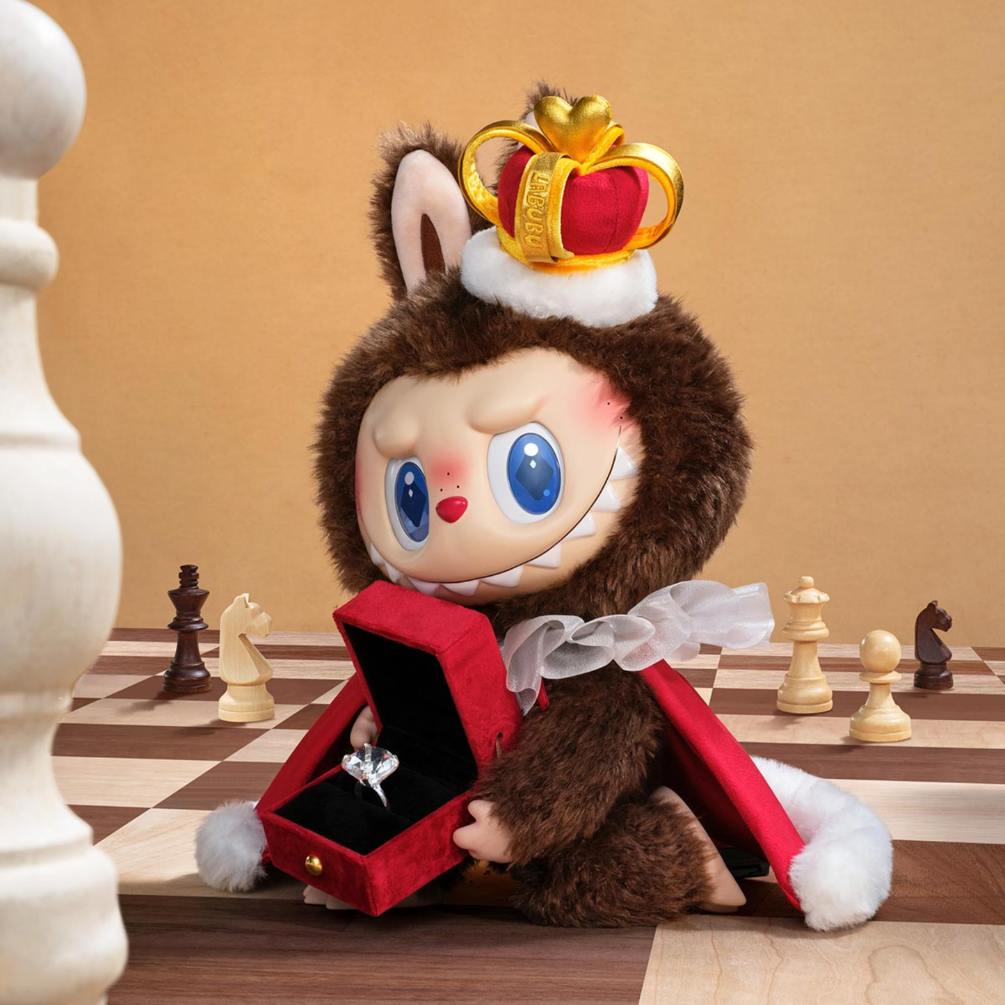 Labubu The Monsters – Let's Checkmate Doll | Pluszowa figurka 37 cm