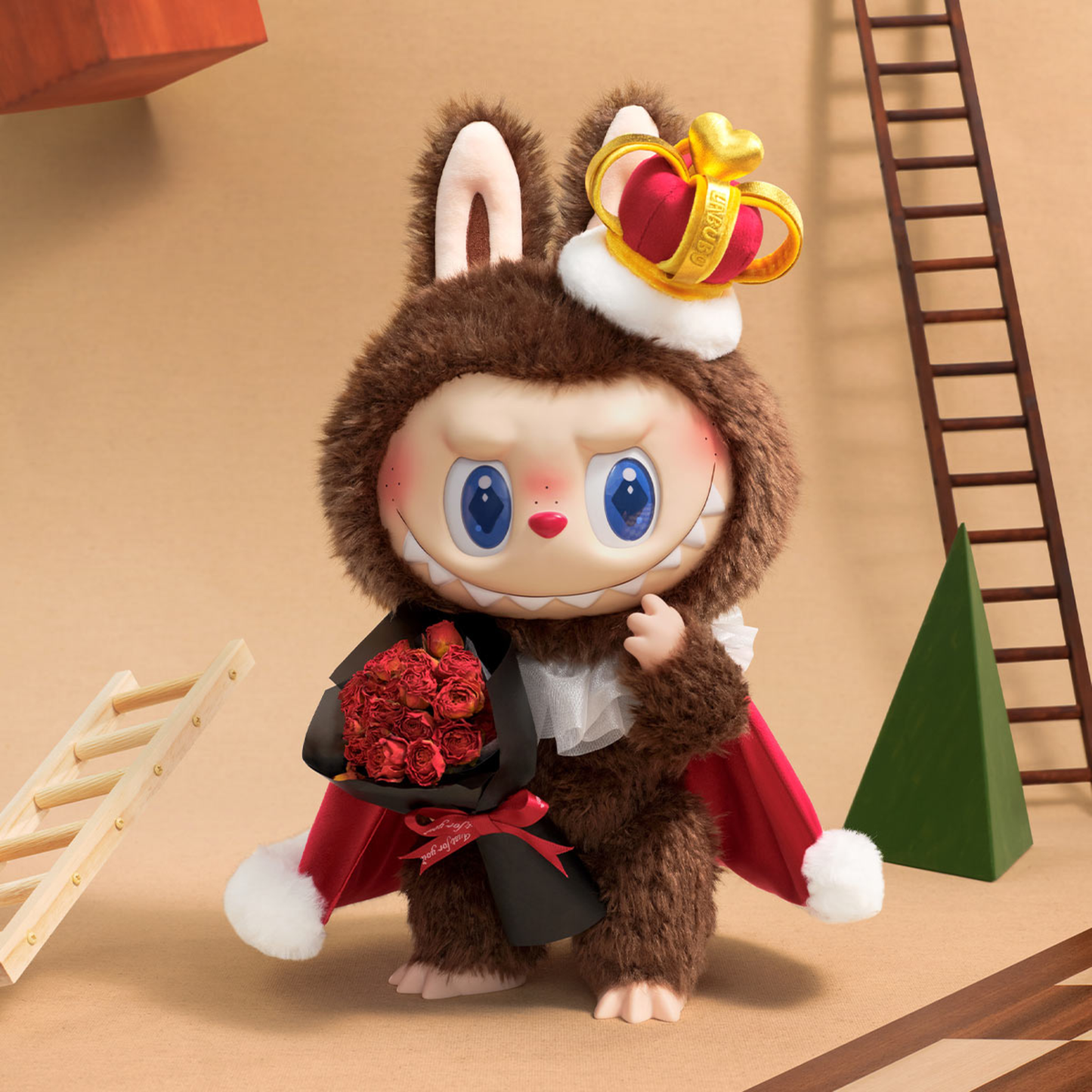 Labubu The Monsters – Let's Checkmate Doll | Pluszowa figurka 37 cm