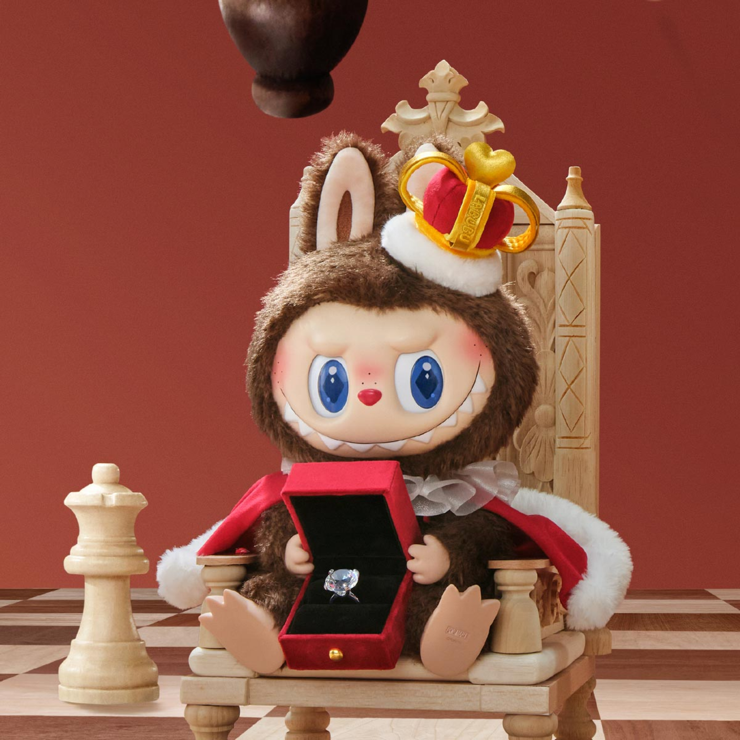Labubu The Monsters – Let's Checkmate Doll | Pluszowa figurka 37 cm
