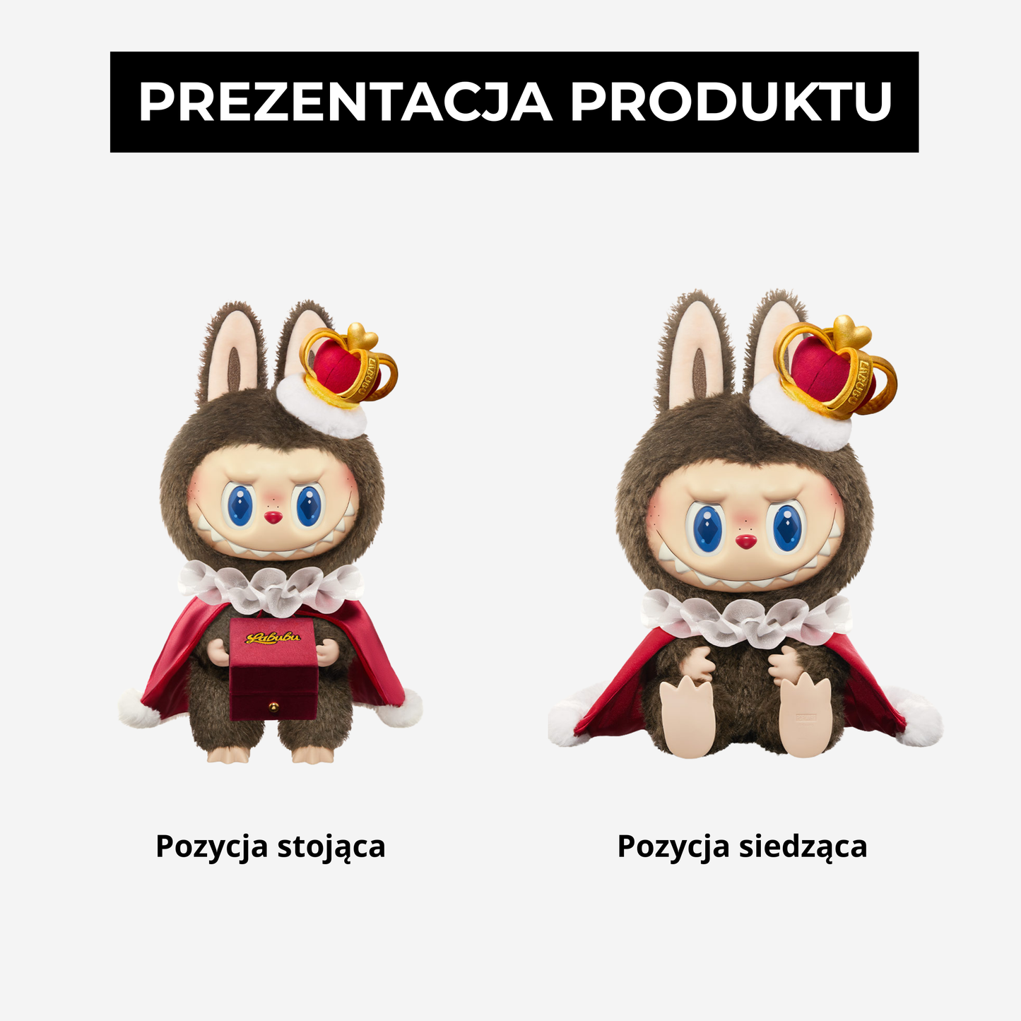 Labubu The Monsters – Let's Checkmate Doll | Pluszowa figurka 37 cm
