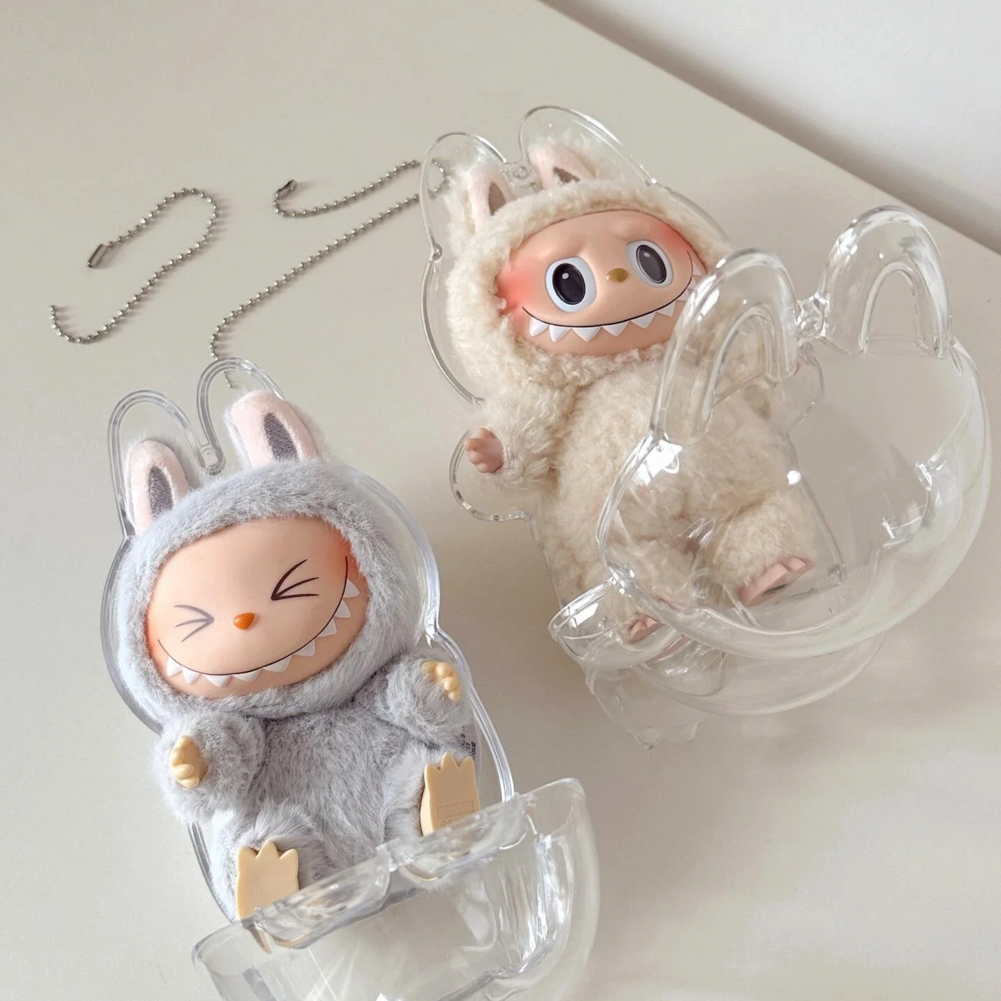 Labubu CASE ochronny | Transparentny pokrowiec 15/17 cm