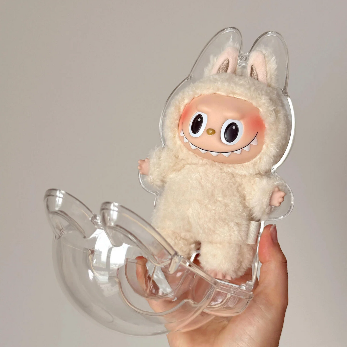 Labubu CASE ochronny | Transparentny pokrowiec 15/17 cm