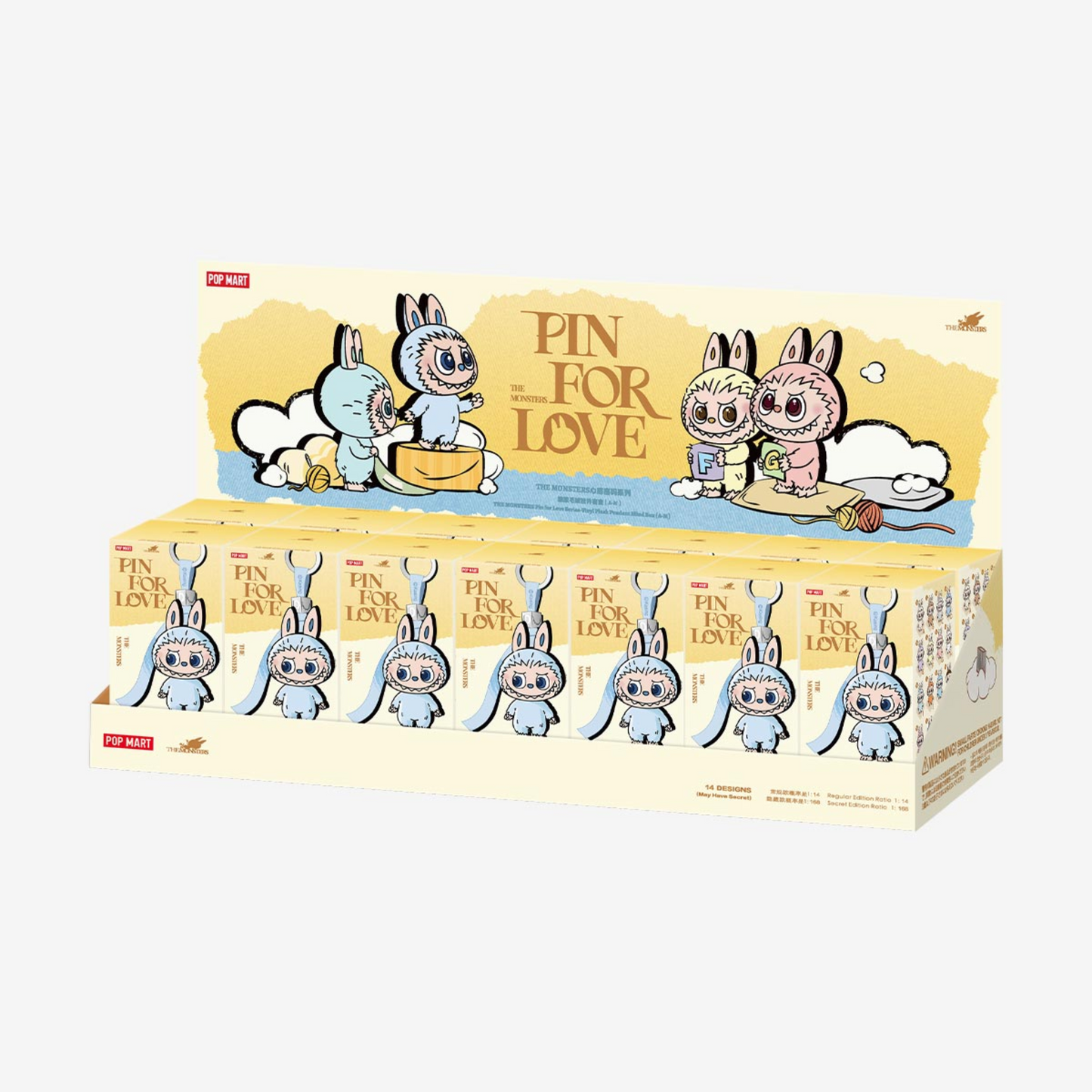 Labubu The Monsters – Pin For Love (A - M) | Blind Box