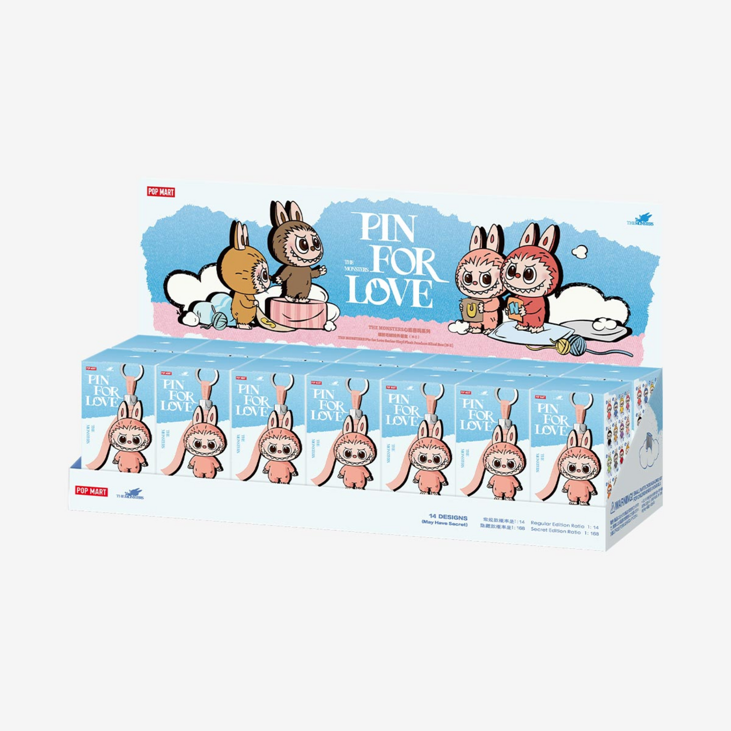 Labubu The Monsters – Pin For Love (N - Z) | Blind Box