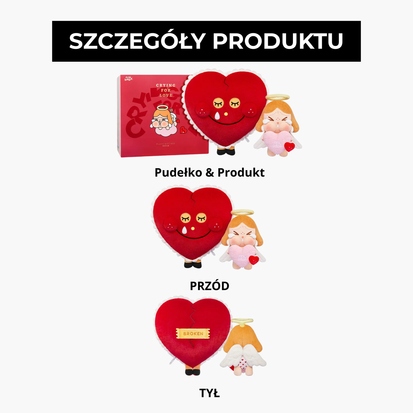 CryBaby – Crying for Love - Plush Gift | Pluszowy zestaw