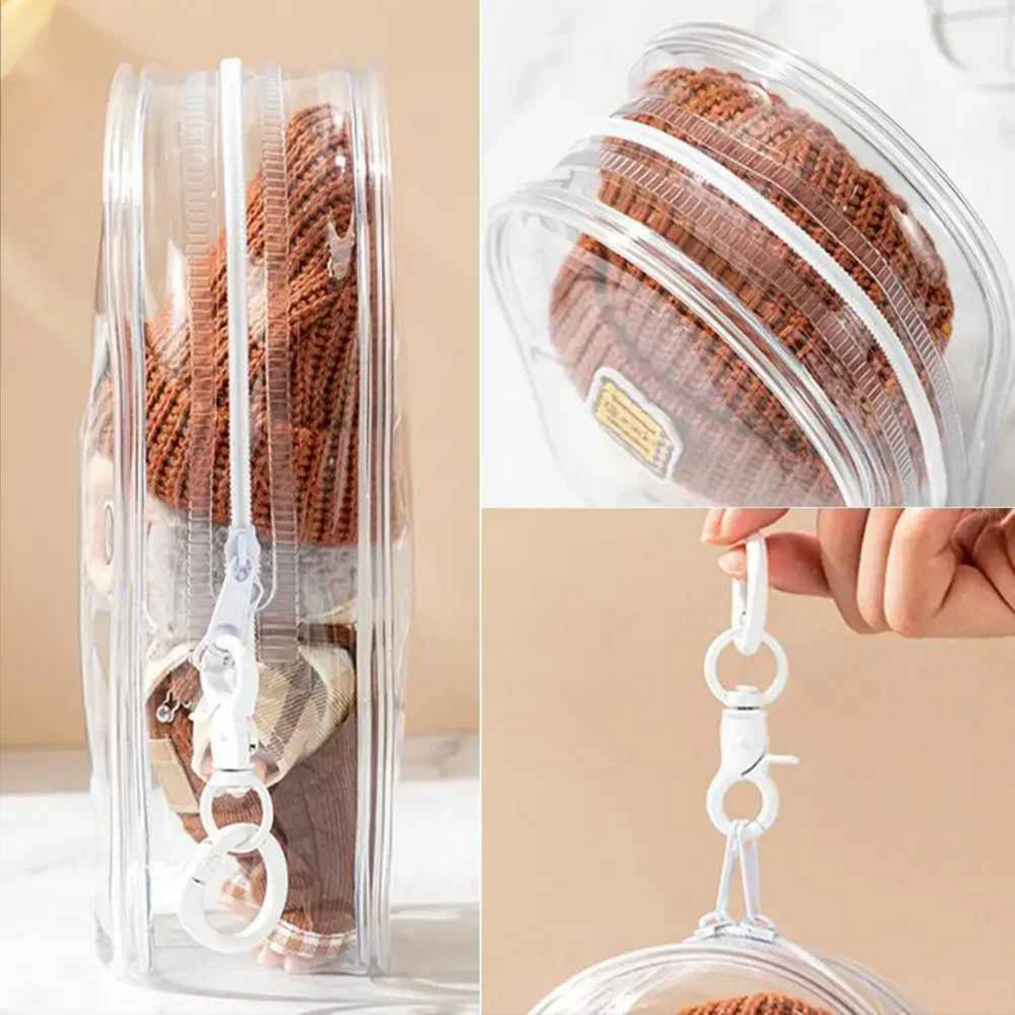 Pokrowiec ochronny dla Labubu | Stylowe etui na zawieszkę 19.5 cm