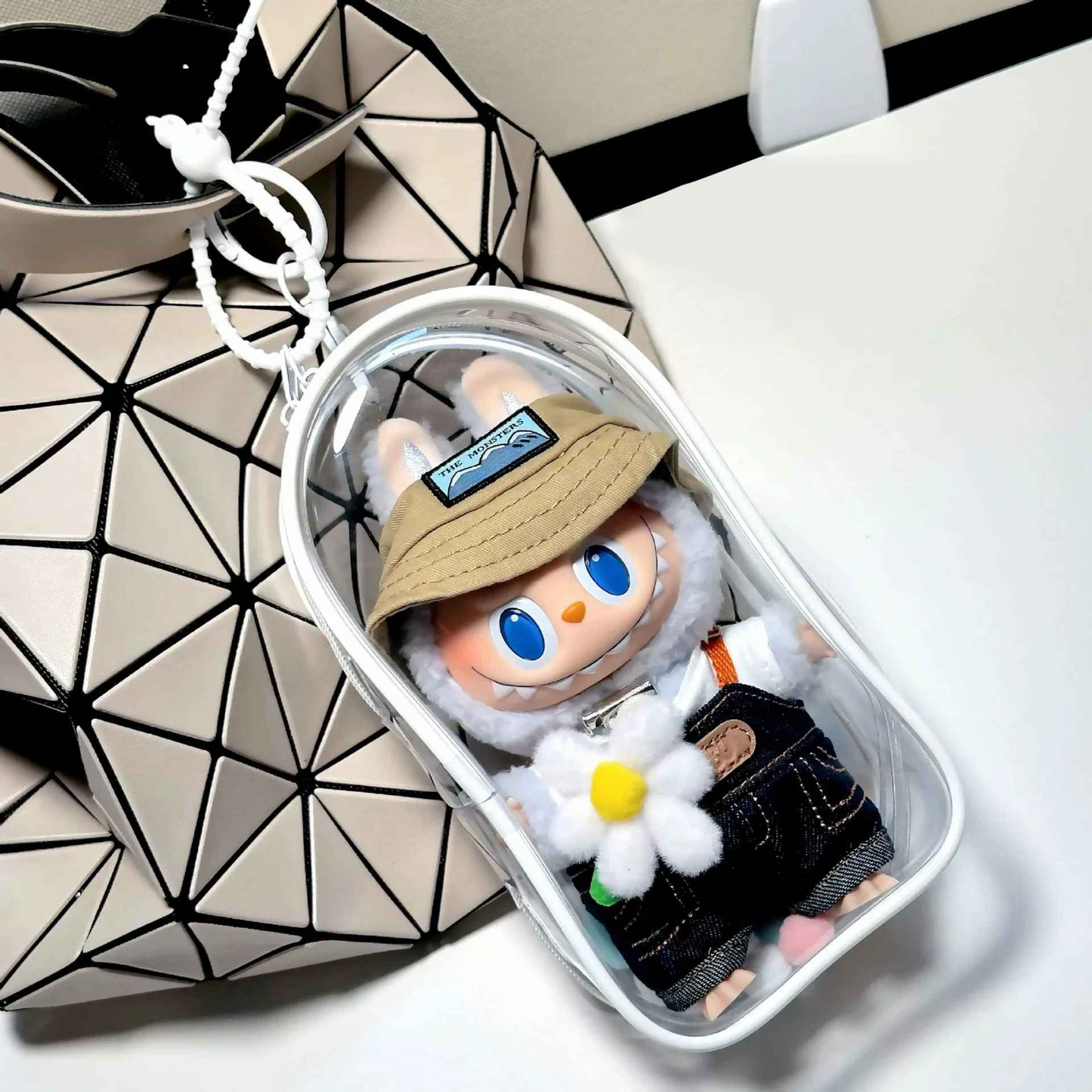Pokrowiec ochronny dla Labubu | Stylowe etui na zawieszkę 19.5 cm