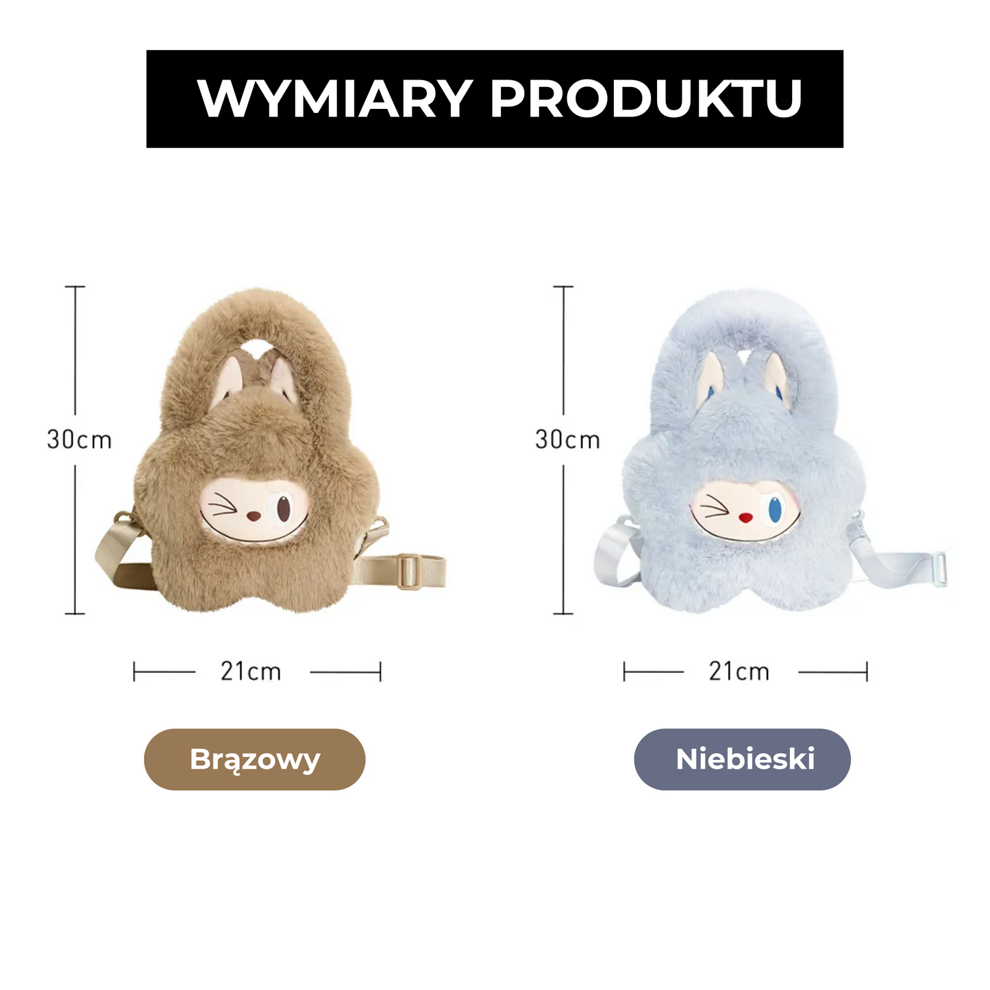 Labubu "The Monsters" Classic Plush Flower Bag – puszysta torba na akcesoria