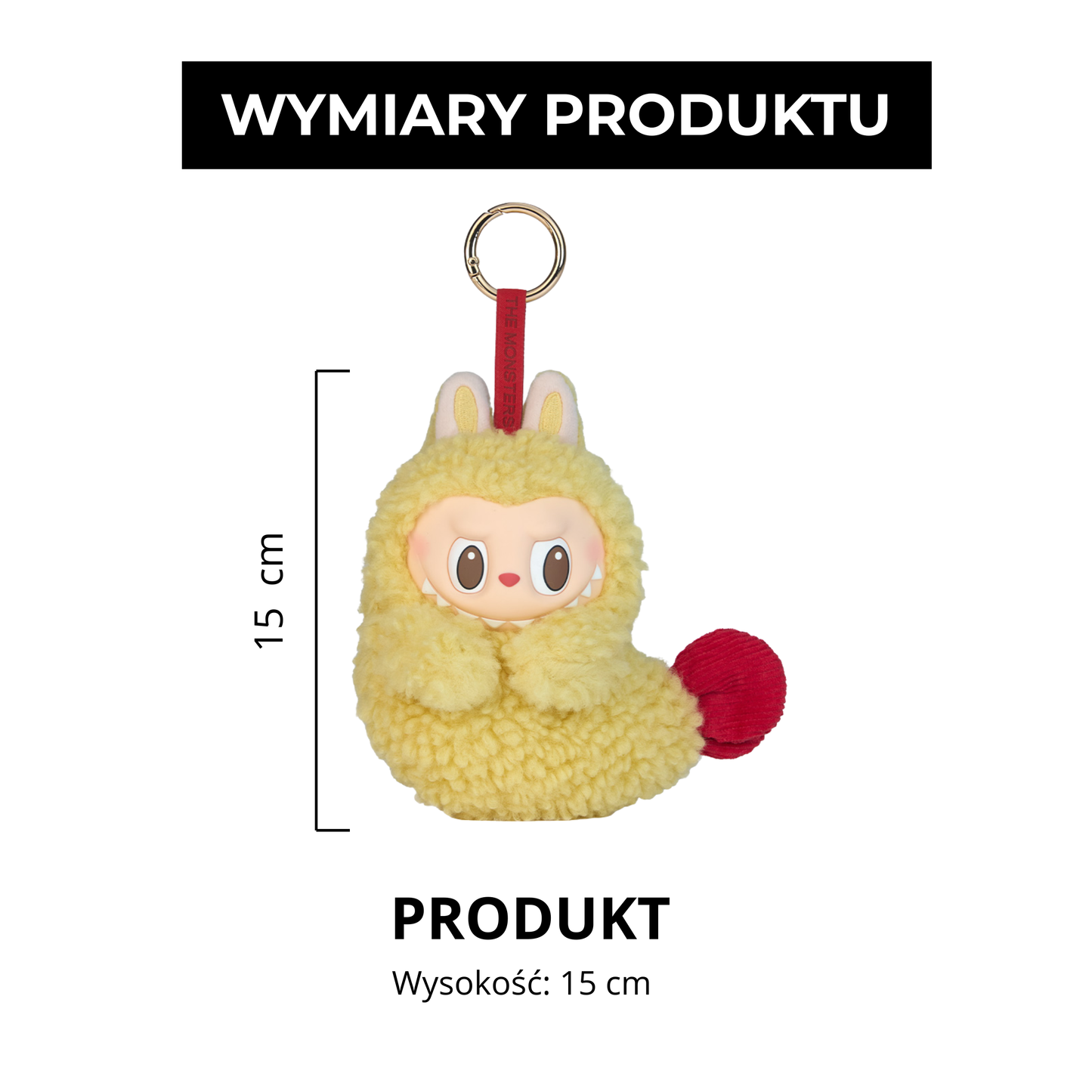 Labubu The Monsters – Wacky Mart Earphone | Zawieszka 15 cm