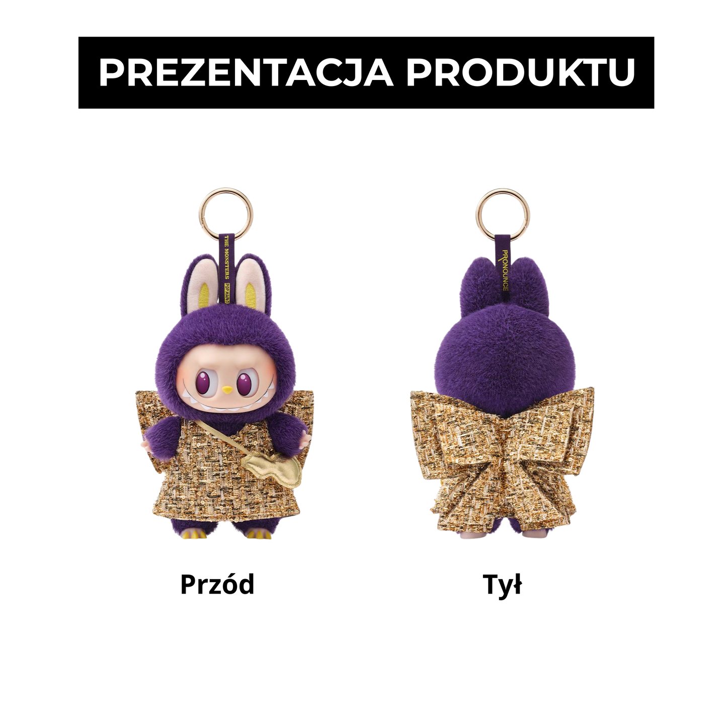 Labubu The Monsters × Pronounce – Wings of Fortune | Zawieszka 22 cm