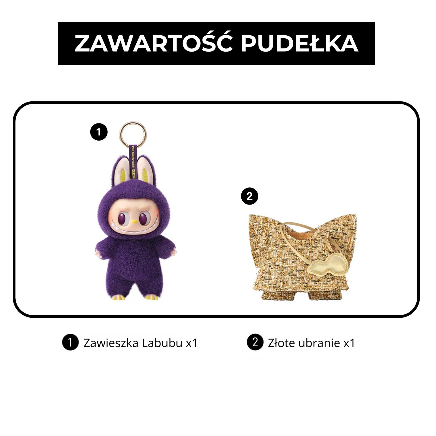 Labubu The Monsters × Pronounce – Wings of Fortune | Zawieszka 22 cm