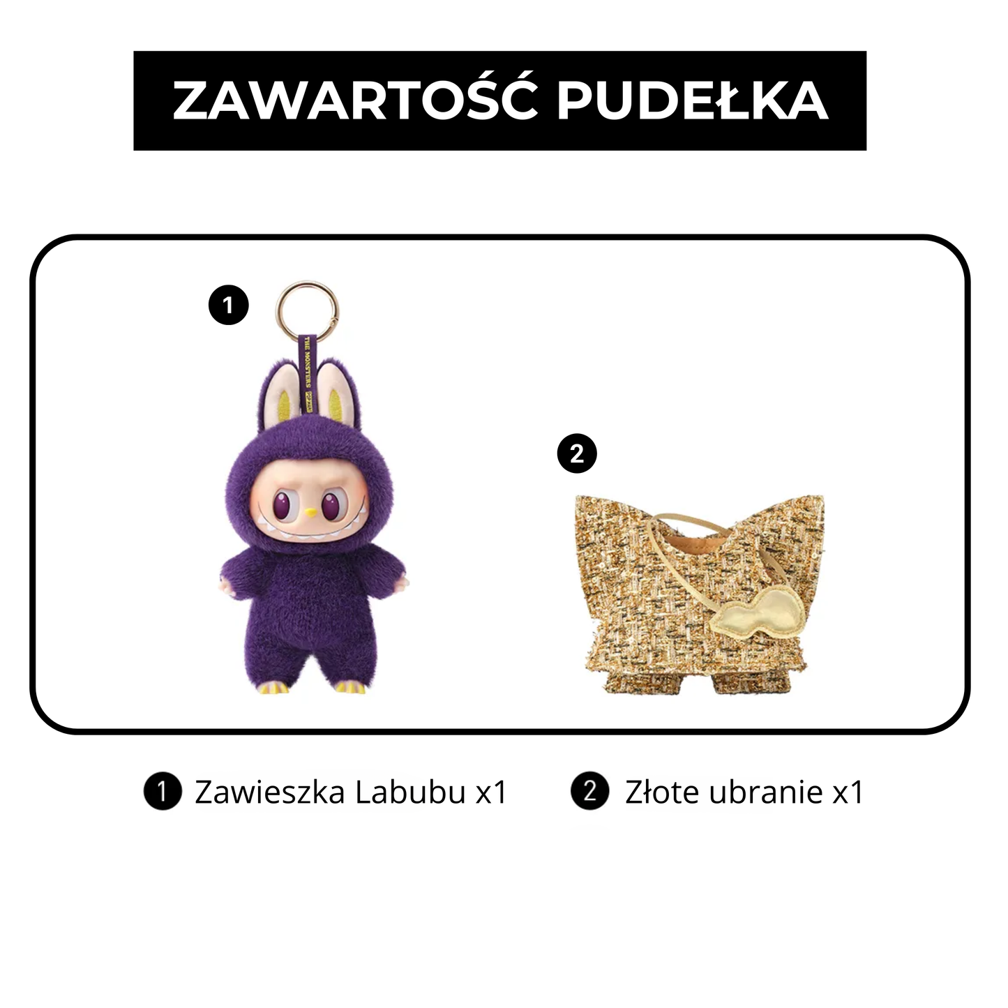 Labubu The Monsters × Pronounce – Wings of Fortune | Zawieszka 22 cm