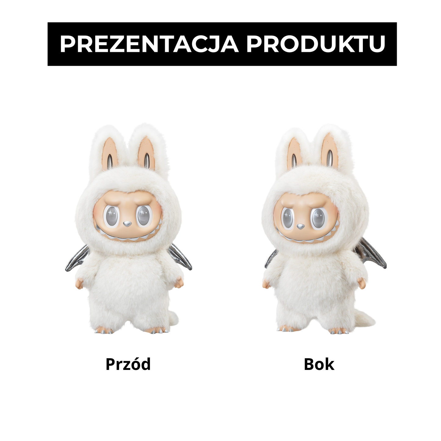 Labubu The Monsters – ZIMOMO Angel In Clouds | Pluszowa figurka 58 cm