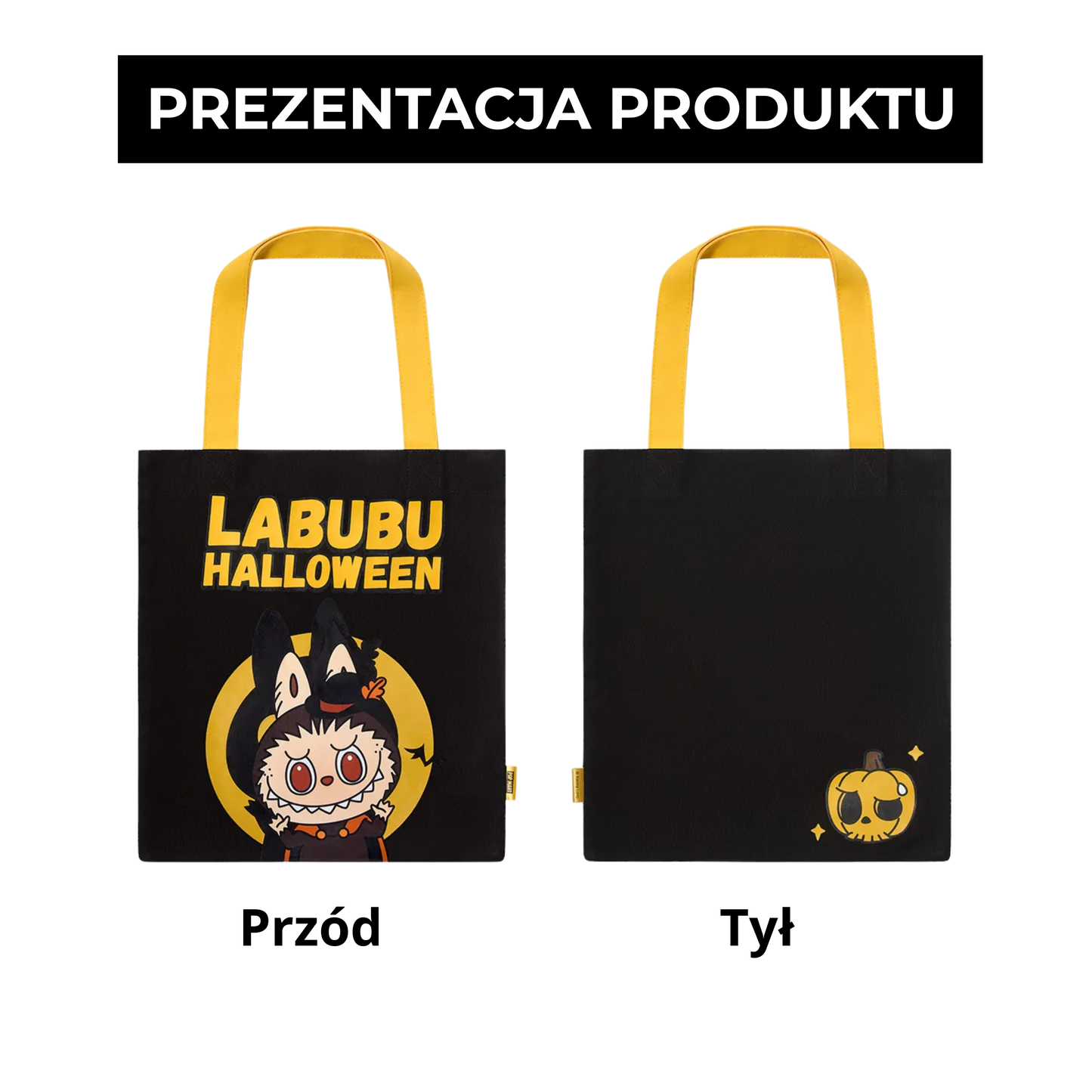 Labubu The Monsters – Halloween Party Canvas Bag | Torba na ramię