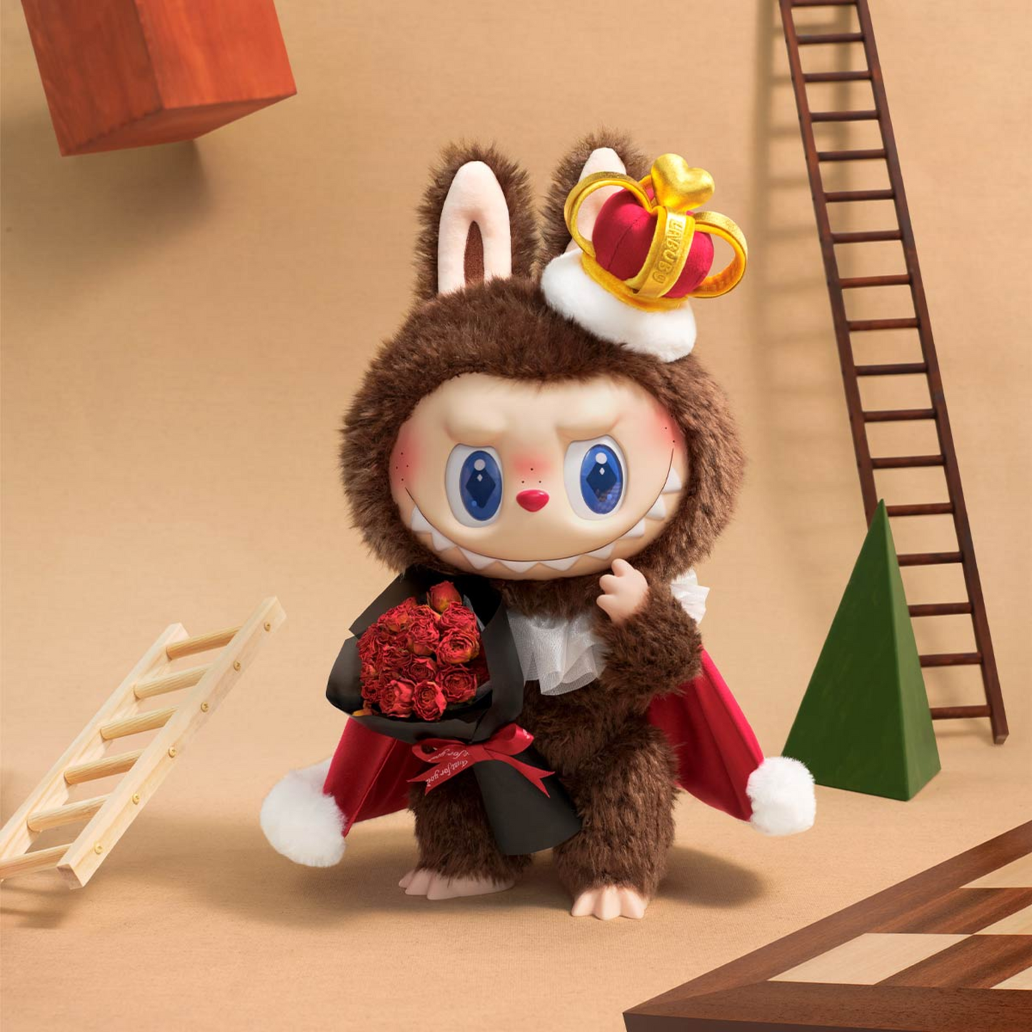 Labubu The Monsters – Let's Checkmate Doll | Pluszowa figurka 37 cm