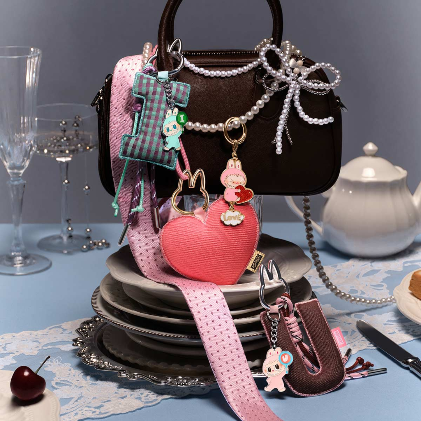 Labubu The Monsters – Pin For Love Letter Pendant  (A - M) | Blind Box