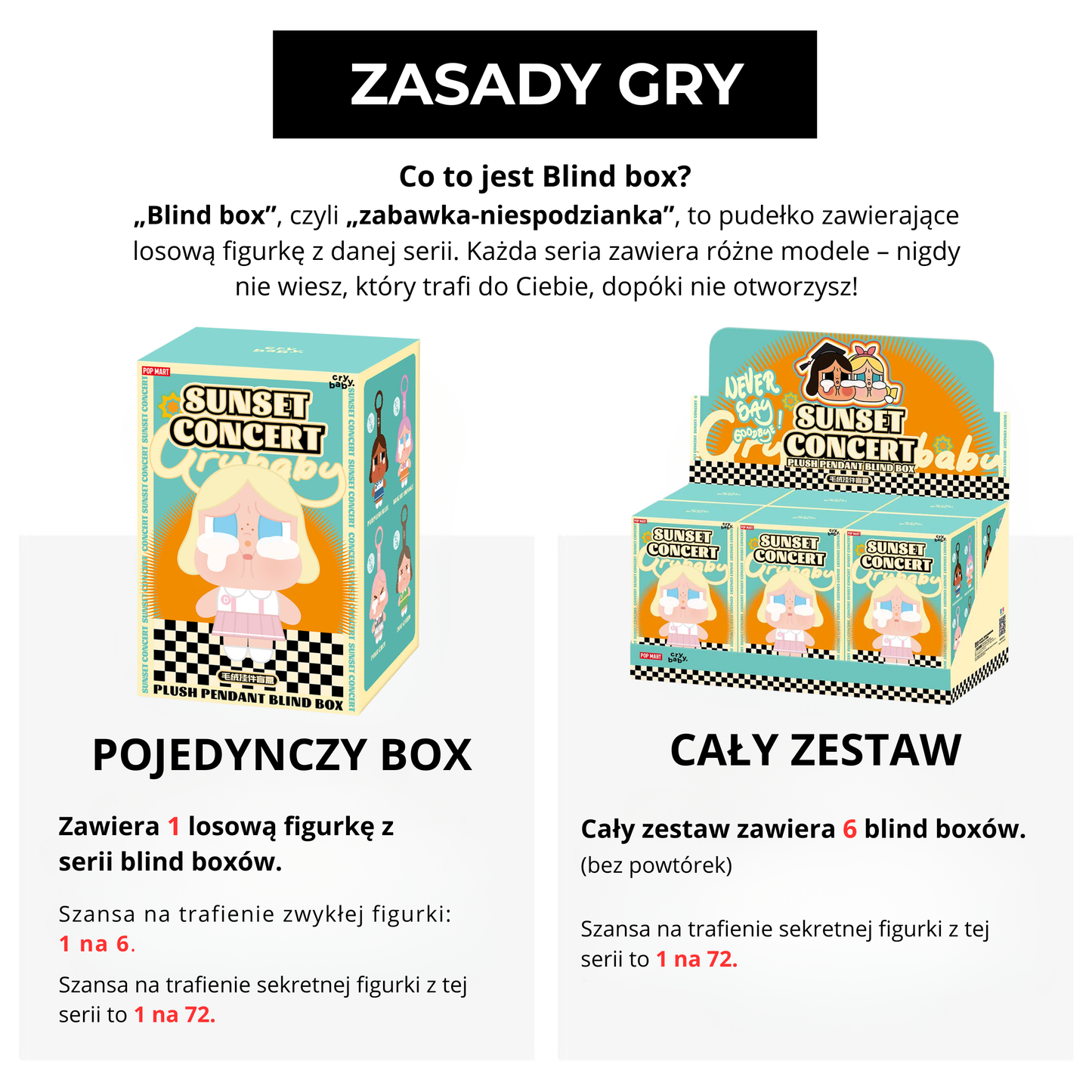 CryBaby –  Sunset Concert Plush Pendant | Blind Box