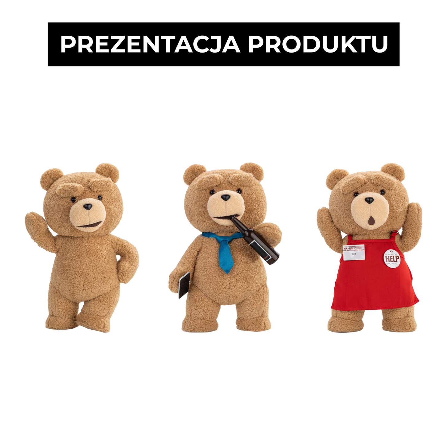 Ted2 – Ted Action Doll | Pluszowa miś 30 cm