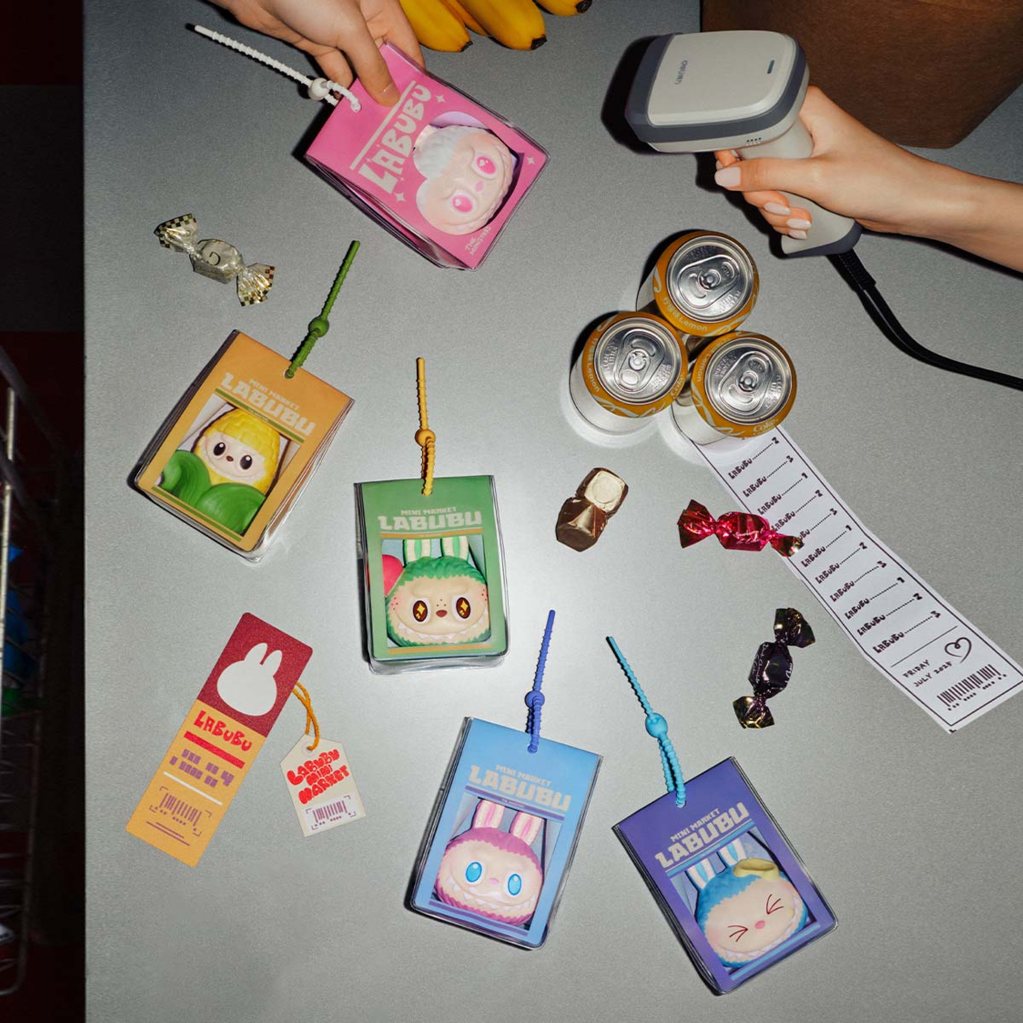 Labubu The Monsters – Wacky Mart Pinch Pendant | Blind Box ‎