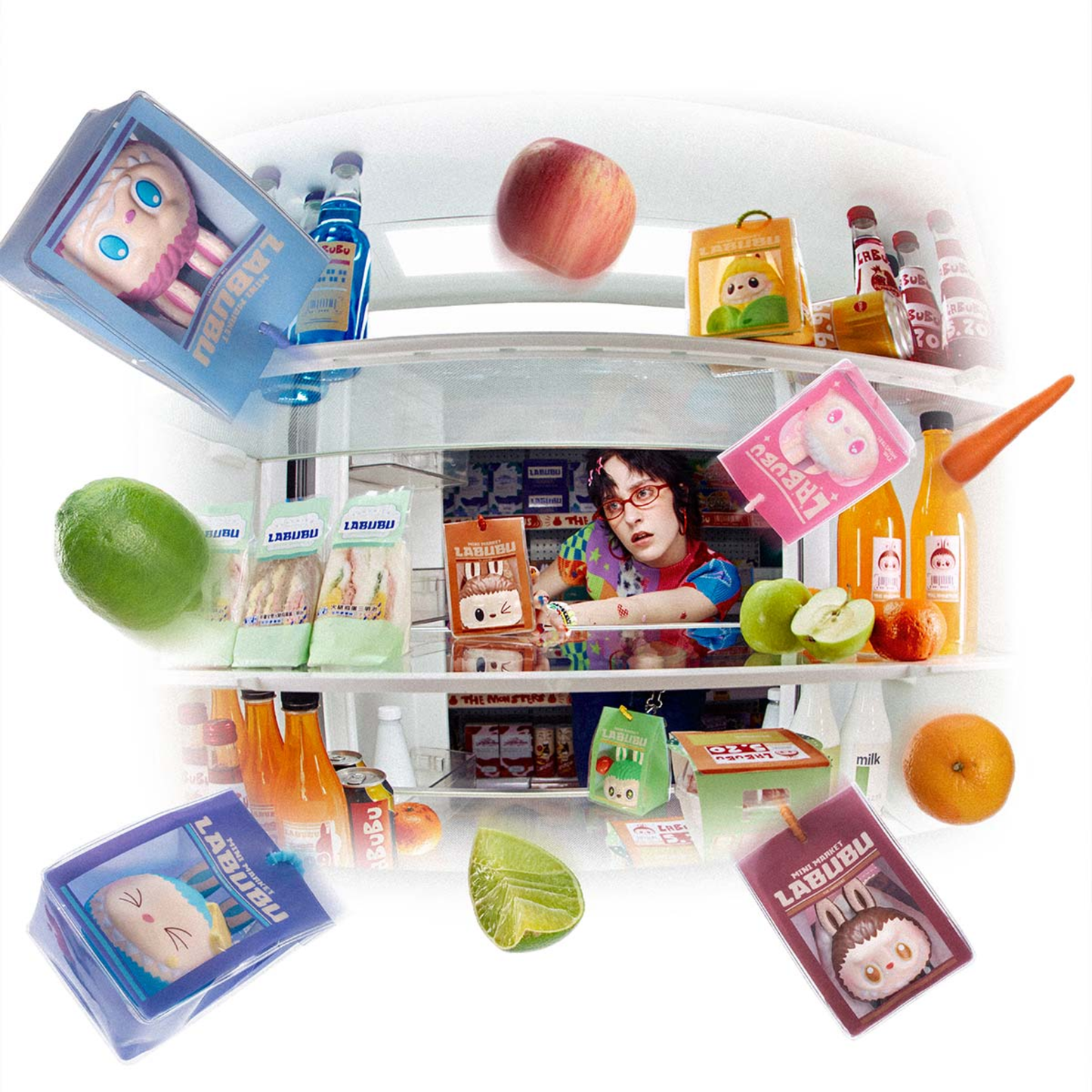 Labubu The Monsters – Wacky Mart Pinch Pendant | Blind Box ‎