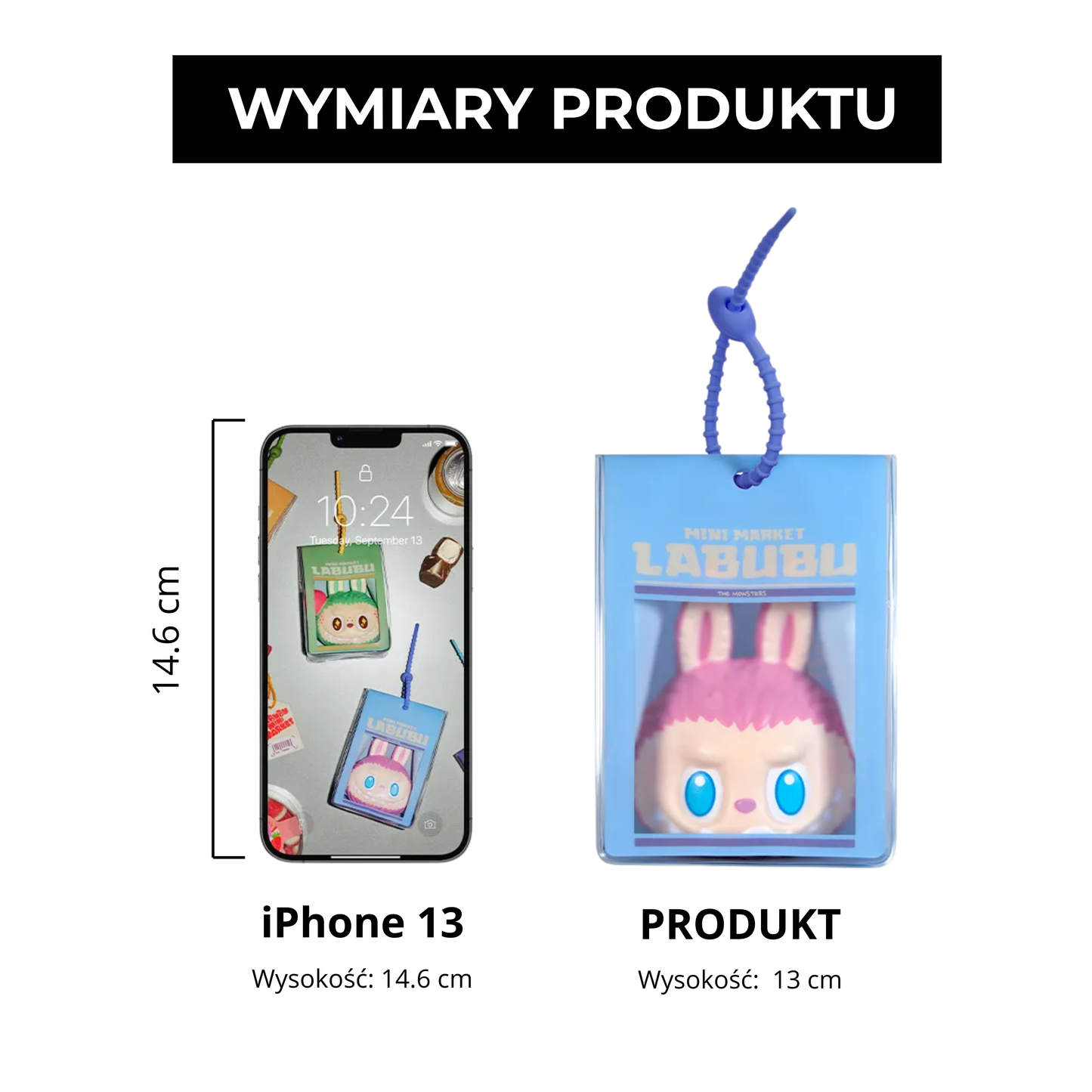 Labubu The Monsters – Wacky Mart Pinch Pendant | Blind Box ‎